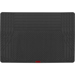 Motor Trend FlexTough SUV Cargo Liner & Car Trunk Mat - Universal Trim-To-Fit All Weather Cargo Mats for Back of SUV - SUV Trunk Mat & Trunk Liner Floor Mat Cargo Cover - Trunk Cover 47.5"in x 32.2"in (Black)