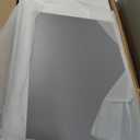 Amazon Basics Kids Kitchen Set, Play Kitchen Toy Playset for Toddlers, Preschoolers, 39"L x 11.8"W x 39"H, White & Gray