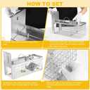 Squirrel Trap Live Animal Humane Cage Trap Catch Rats, Mice, Chipmunk, Weasel and Other Rodents for Indoor and Outdoor