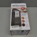 Hamilton Beach Smooth Touch Electric Automatic Can Opener Easy Push Down Lever, For All Standard-Size and Pop-Top, Extra Tall, With Bottle Opening Accessory and Built-In Knife Sharpener, Black