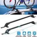 2PCS Universal Roof Rack Cross Bar Luggage Racks Replacement Cross Bars