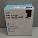 Tastyle Mini Hot and Iced Coffee Maker Single Serve, for K Cup and Ground, 6 to 14 Oz Brew Sizes, with Recipe Book, for Home, Travel, RV, Office and Dorm, Classic Black (2.0 Version)