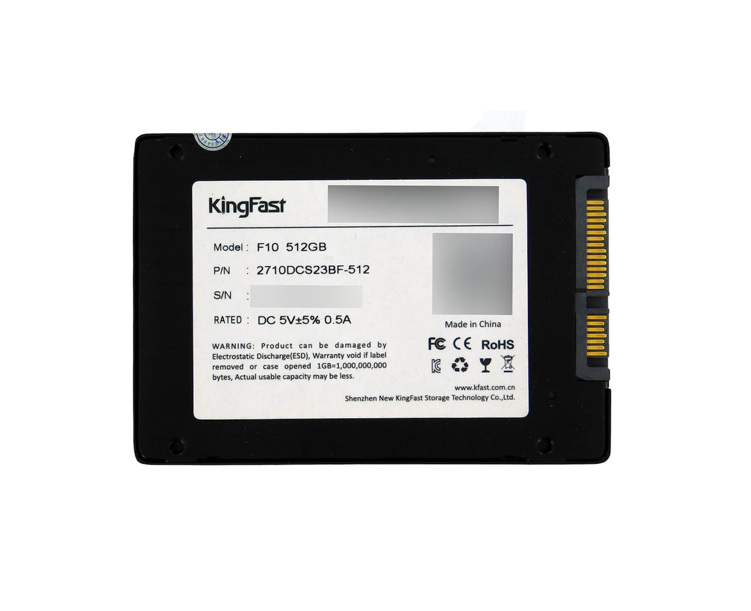 KingFast, 2710DCS23BF-512, 512GB, 2.5", Solid State Drive