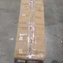 LITTLE TREE Narrow Console Table, 55-Inch Farmhouse Entryway Table, X-Shaped Couch Table Behind Sofa for Living Room, Entryway, Entrance, Foyer, Hallway, Rustic Brown