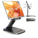 LISEN for iPad Stand Tablet Holder for Desk, Cool Home Office Desk Accessories for Men Women Kids Tablet Gifts, Office Home Essentials Gadgets Portable Monitor Stand for iPad a16 Accessories Switch