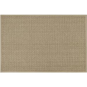 Artoid Mode Washable Non Slip Rubber Backing Kitchen Rugs Doormat, Absorbent Kitchen Floor Mats Front of Sink Kitchen Mats for Floor Home Decor 24x35 Inch (Linen)