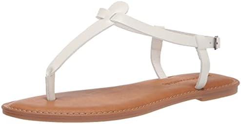 Amazon Essentials Women's Casual Thong Sandal with Ankle Strap, 13W