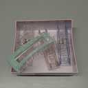 Molans 5Inch Large Hair Claw Clips 4 PCS for Women - Acrylic Hair Accessories for Thick Hair and Long Hair, Big Strong Durable Hair Applique, Oversized Non-slip Rectangle Butterfly Jaw Hair Clips