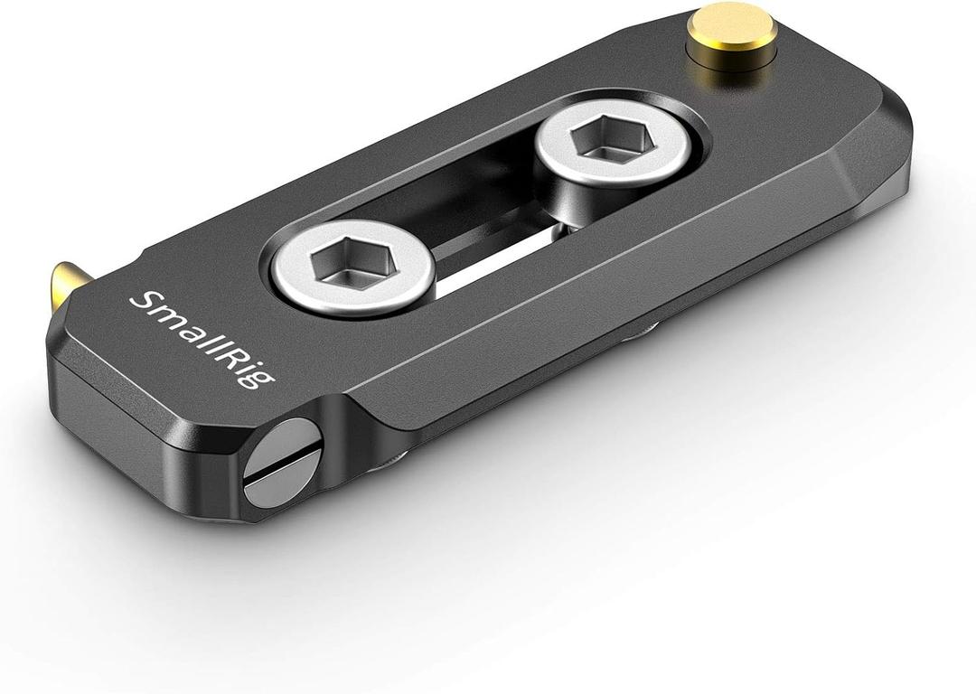 SMALLRIG Universal Low-Profile Quick Release NATO Rail Safety Rail 50mm/2inches Long with 1/4'' Screws for NATO Handle Camera Cage EVF Mount  BUN2468