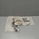 Artoid Mode Grey Snowman Snowflakes Let it Snow Winter Placemats Set of 6, 12x18 Inch Seasonal Christmas Table Mats for Party Kitchen Dining Decoration (Silver)