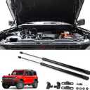 Front Hood Lift Supports Gas Springs Shocks Struts Kit Compatible with Ford Bronco Accessories 2/4 Door 2025 2024 2023 2022 2021