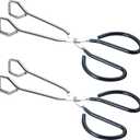 10-Inch Heavy Duty Stainless Steel Kitchen Scissor Tongs, Set of 1