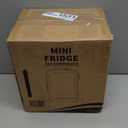 Antarctic Star Mini Compact Refrigerator with Gaming Light, 4L Capacity/6 Cans Portable Mini Fridge, for Bedroom,Car,Office and Dorm, Small Cooler for Cosmetics, Beverage and Food, Black