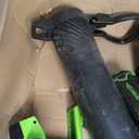 Greenworks 48V (24V x 2) 520CFM Leaf Blower/Vacuum, (2) 4.0 Ah Batteries