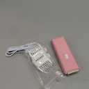 Dog Cat Home Hair Waterproof Clipper Portable Electric USB Rechargeable Pet Grooming Tools Low Noise Shaver Cordless Trimmer for Small and Large Pets (Pink)