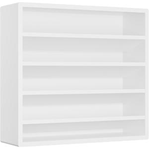 Orimade 4 Tier Spice Rack Organizer for Cabinet, Freestanding Bamboo Seasoning Rack for Countertop, Cupboard, Pantry, Kitchen, 13.18 x 4.13 x 12.2 inches(Spice Jars Not Included), White