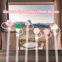 6 x Straw Cover for Stanley Cup, 6Pcs Silicone Straw Topper Compatible with Stanley 30&40 Oz Tumbler, Stanley Cups Accessories