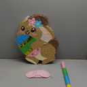 WERNNSAI Easter Bunny Piata - Easter Piata with Blindfold and Stick Spring Easter Piata for Kids Easter Party Decoration Supplies for Birthday Decoration School Spring Party Game