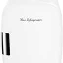 Sweetcrispy Mini Fridge for Bedroom, Office & Car, Portable 4L/4.23QT Mini Refrigerator for Skincare with Handle, Ultra-Quiet Energy-Saving Compact Cooler for Drinks, Food, Skincare & Makeup, AC/DC