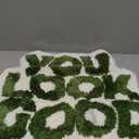 You Look Good Bath Mat Green Bathroom Rugs Funny Cute Bathroom Decor Preppy Small Cool Rug Non Slip Microfiber Washable Absorbent Shower Rug, 25x21