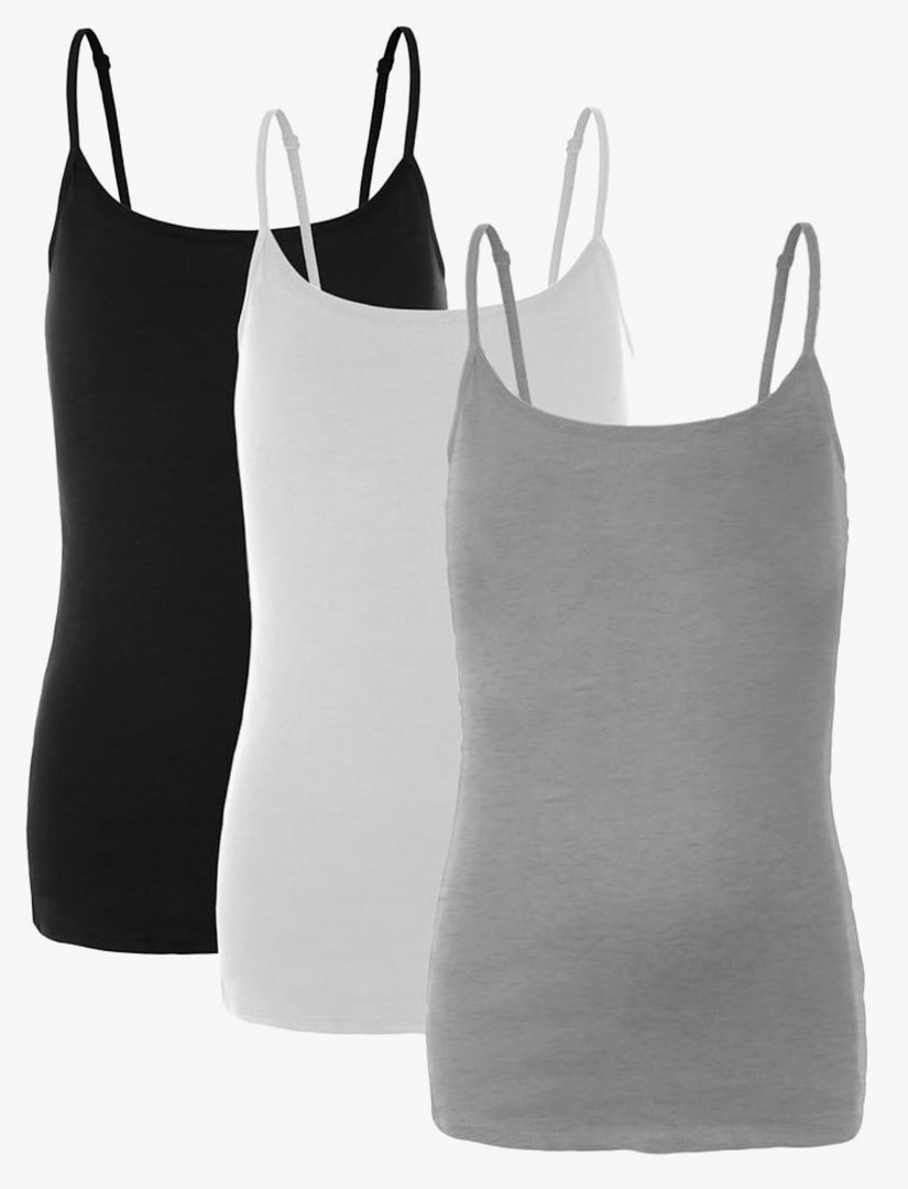 Emmalise PreTeen Training Bra Camisole Wireless Built in Fabric Support Cami S