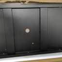 Metal Large Rectangular Planter Box, Rectangle Outdoor Planter for Patio, Porch, Modern Long Planter Boxes for Outdoor Plants, with Drainage Holes (32" L x 15" W x 16" H, Walnut Wood Grain)