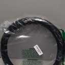 Black Quilted Leatherette Steering Wheel Cover