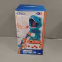 EagleStone Movable Dinosaur Shooting Toys for Boys  Electronic Target Practice with 2 Air Pump Guns, LCD Score Tracker, Sound Effects & 48 Foam Balls, for Kids 5 6 7 8 9