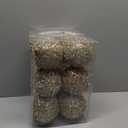 Lyrow 12 Pcs Large Glitter Christmas Ball Ornament Vintage Foam Christmas Tree Balls Sequin Hanging Ornament for Xmas Tree Home Wedding Winter Holiday Party Decor(Champagne Gold,4 Inch)