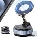 Upgraded Vacuum Magnetic Suction Cup Phone Holder Stand for Magsafe, 360 Adjustable with Swivel Lock, Foldable 89+LBS Strongest Suction, for Your Car/Gym/Kitchen/Mirror