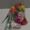 Roberly 24 Bundles Artificial Flowers for Outdoors UV Resistant Silk Fake Flowers Faux Plastic Plants for Porch Garden Window Box Indoor Outdoor Spring Summer Home Farmhouse Decor, Multicolor