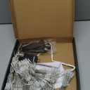 MINIAO Christmas Star String Lights, 320 LED Waterfall Tree Lights with 13" Topper Star 8 Lighting Modes Indoor Outdoor Halloween Decorations for Holiday, Wedding, Party (Warn White)