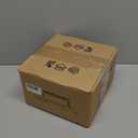 Plug in Pendant Light Rattan Hanging Lamp with Switch,Mini Rattan Boho Semi Flush Mount Ceiling Light,Hand Woven Hallway Light Fixtures for Bedroom Entryway Kitchen (1 Pack Brown)