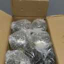 24Pcs Plastic Ribbed Martini Glasses Disposable 10oz Plasitc Champagne Coupe Glasses Detachable Cocktail Glassware Set Unbreakable Dessert Cups for Wedding Birthday Easter Spring Party (Green)