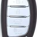 Smart Remote Keyless Entry Key Fob Replacement for Hyundai Elantra 2019 2020 4 Button 433.92MHz 8A Chip (FCCD:CQOFD00120 P/N:95440-F2002)