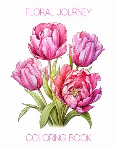 Floral Journey: Floral Journey Coloring Book