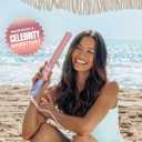 The Beachwaver Co. B1.25 Rotating Curling Iron - Pink Sunset | Automatic 1 1/4-Inch Ceramic Curling Iron - Larger Barrel Size for Medium-to-Long Hair! | Auto-Shut Off, Travel-Friendly, Dual Voltage