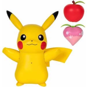 Pokmon Train and Play Deluxe Pikachu - 4.5-Inch Pikachu Figure with Lights, Sounds, and Moving Limbs Plus Interactive Accessories