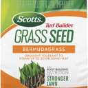 Scotts Turf Builder Grass Seed Bermudagrass with Fertilizer and Soil Improver, Drought-Tolerant, 8 lbs.