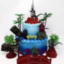 GodZ Monsters Cake Topper