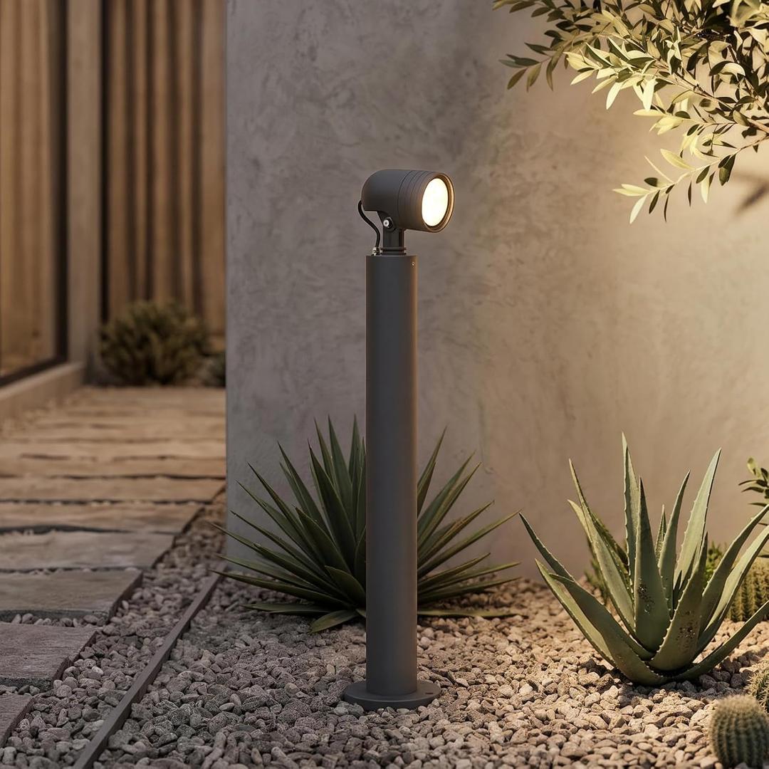 45.3" Landscape Path Lights, IP65 Waterproof Wired Pathway Lights
3000K LED Landscape Spotlights Outdoor, Modern Bollard Lights Outdoor, Spot Lights Outdoor for Lawn Patio Yard Driveway Tree