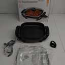 Toastmaster 12" Nonstick Electric Skillet - Deep Skillet Appliance with Glass Lid - Multipurpose Kitchen Cookware for Breakfast & More