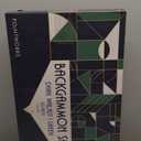 20 Inch Large Backgammon Sets for Adults, Green Backgammon Board, Solid Wood. Removable Accessory Tray, Premium 1.5 Inch Checkers & Dice Set, Backgammon Game Set Backgammon Table