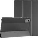 ProCase Smart Case for Lenovo Tab M11/Tab K11 LTE 11" 2024 TB330FU, Lightweight Stand Tri-Fold Hard Shell Protective Tablet Cover Translucent Back Case Support Auto Wake/Sleep - Black