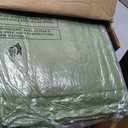 Zelladorra Japanese Floor Mattress, Futon Mattress with Portable Storage Bag and Washable Cover, Roll Up Thick Tatami Mat Suitable for Camping, Guest Room, Green, Twin