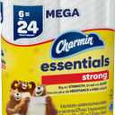 Charmin Essentials Strong Toilet Paper 6 Mega Rolls, 429 sheets per roll