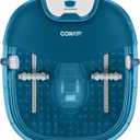 Conair Pedicure Foot Spa Bath with Heat reaching 104 Degrees, Massaging Foot Rollers, Soothing Bubbles, Pumice Stone and Nail Brush Included