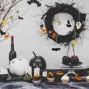 12 Pcs Halloween Felt Ornaments Happy Halloween Mini Tree Ornaments for Party Cute Felt Decorations for Indoor Outdoor Tree Decor Party Supplies