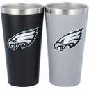 The Memory Company Officially Licenced NFL 30OZ Tumbler Set - 2-Pack Home & Away Stainless Steel Insulated Tumblers with Straws, Double Wall Vacuum Sealed Football Fan Drinkware
