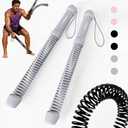 Ropeless Battle Ropes for Home Gym-Portable Cordless Training Rope Fitness Equipment for Men & Women,Weighted Workout Ropes for HIIT,Versatile Exercise Equipment for Home and Travel Exercise(Grey)